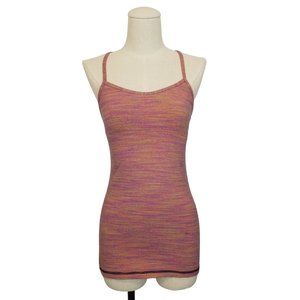 Lululemon Power Y Tank Luon Wee Are From Space Vintage Pink Sz 4
